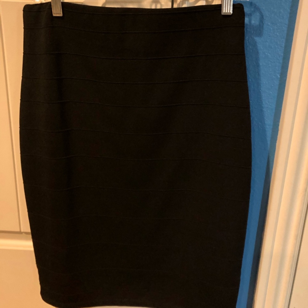 Black Bondage Career Skirt Small